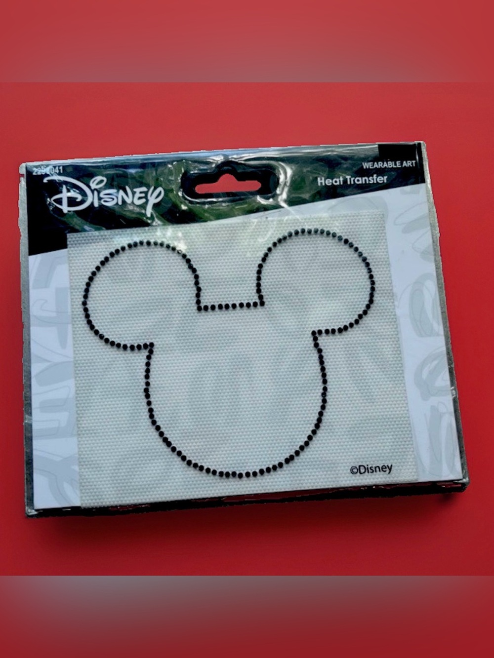 Disney Mickey Mouse Heat Transfer Iron On Applique Official Vintage